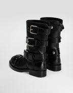 Leather ankle boots