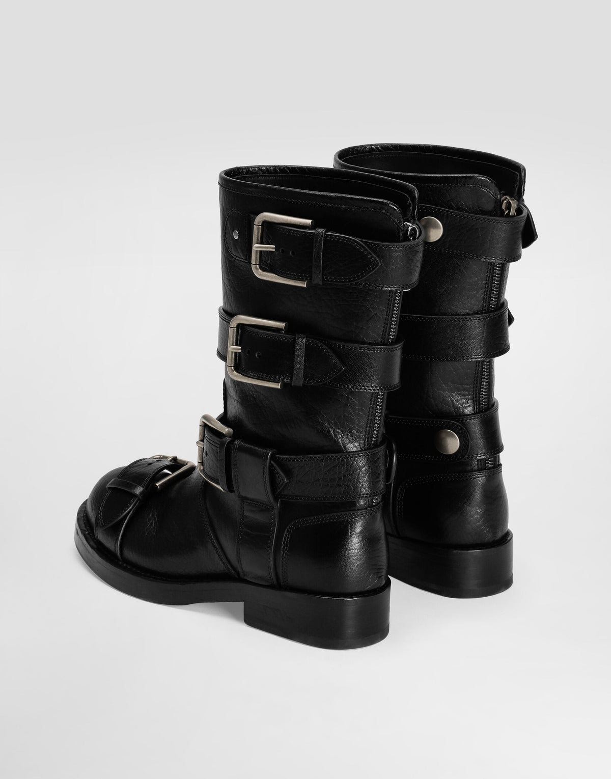 Leather ankle boots