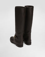 Calfskin boots