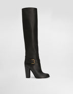 Calfskin boots