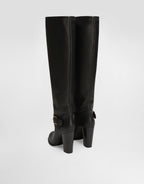 Calfskin boots