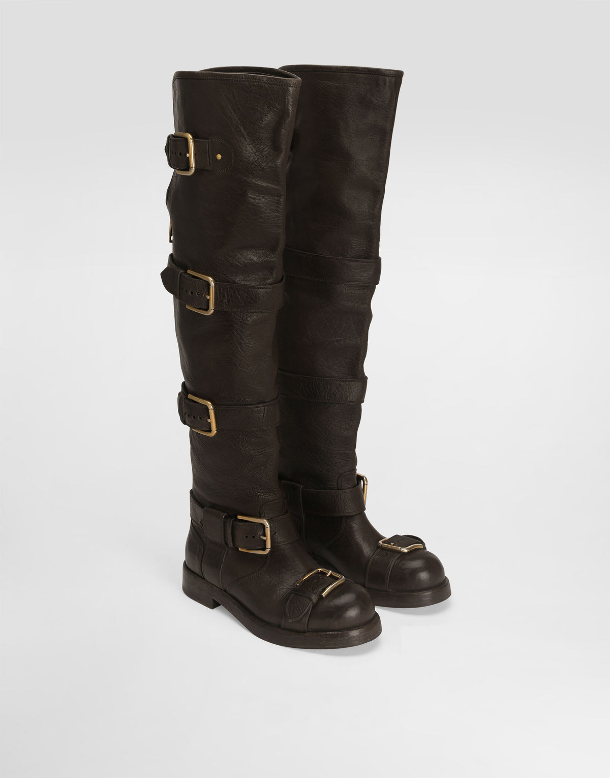 Horse leather boots