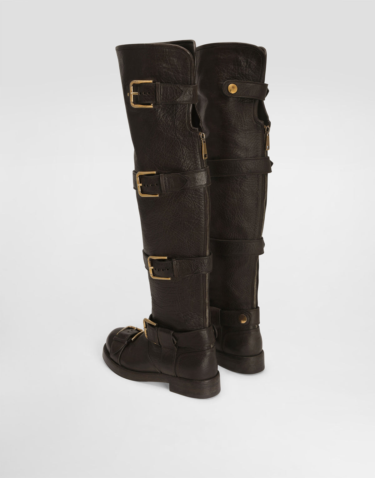 Horse leather boots