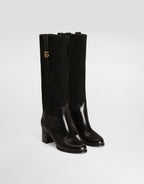 Suede riding boots