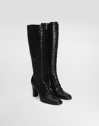 Calfskin boots