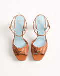 Coeur Royal Platform Sandal In Kidskin 115Mm