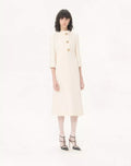 Crepe Couture Midi Dress