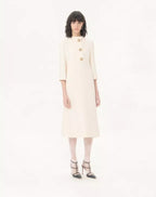 Crepe Couture Midi Dress