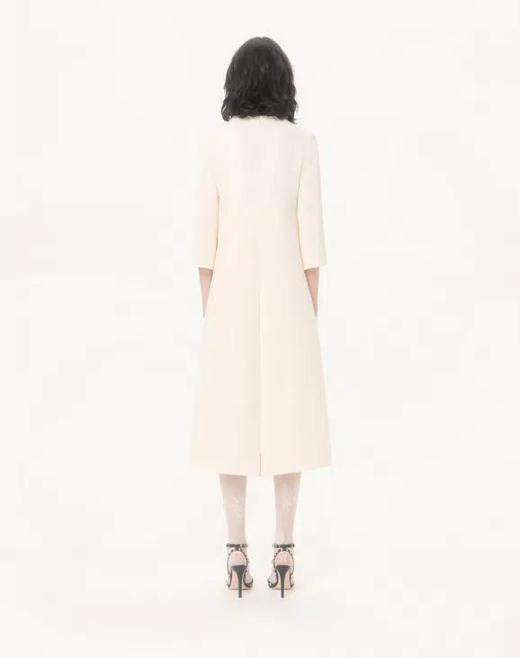 Crepe Couture Midi Dress