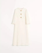 Crepe Couture Midi Dress