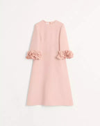 Crepe Couture Midi Dress