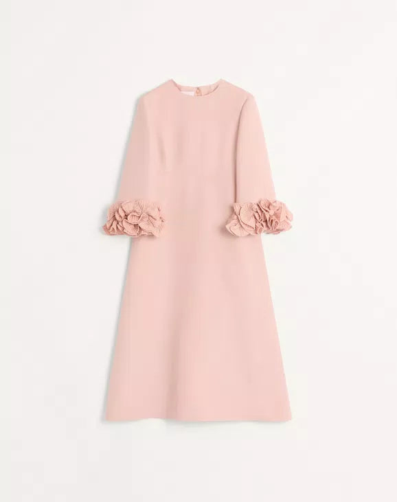 Crepe Couture Midi Dress