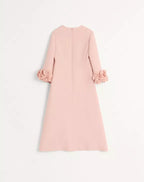 Crepe Couture Midi Dress