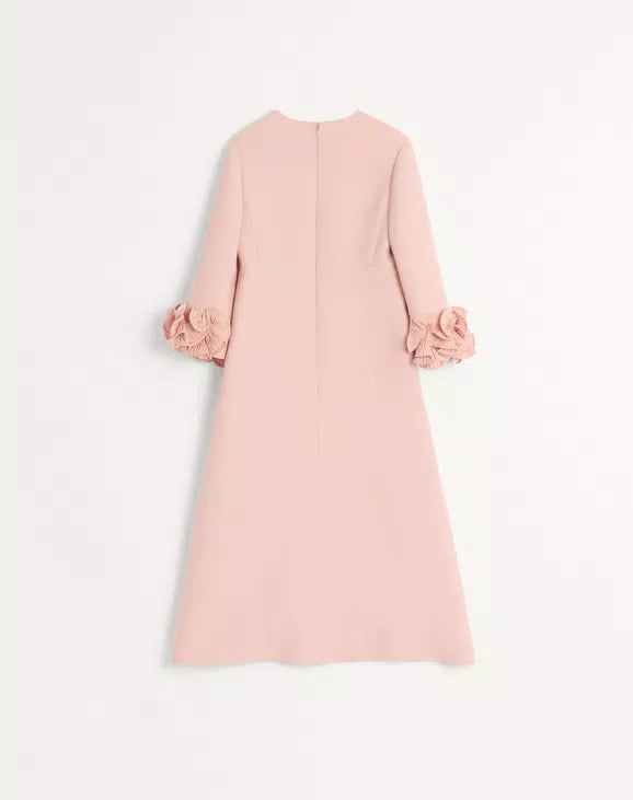 Crepe Couture Midi Dress