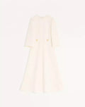 Crepe Couture Midi Dress
