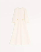 Crepe Couture Midi Dress