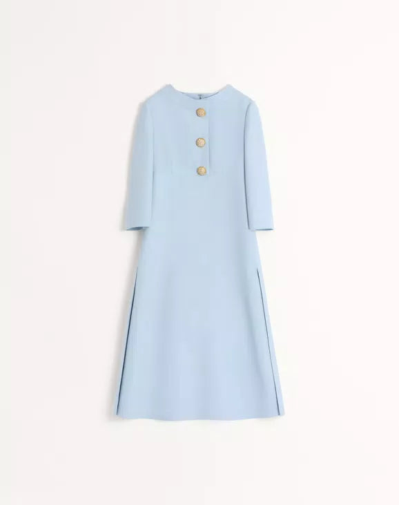 Crepe Couture Midi Dress