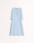 Crepe Couture Midi Dress