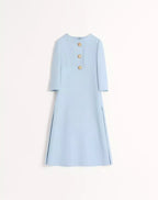 Crepe Couture Midi Dress