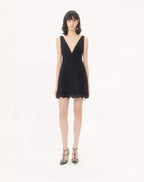 Crepe Couture Short Dress