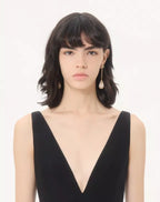 Crepe Couture Short Dress