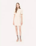 Crepe Couture Short Dress