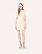 Crepe Couture Short Dress