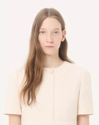 Crepe Couture Short Dress