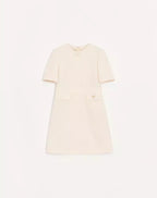 Crepe Couture Short Dress