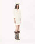 Crepe Couture Short Dress