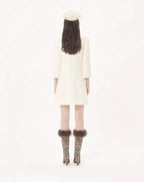 Crepe Couture Short Dress