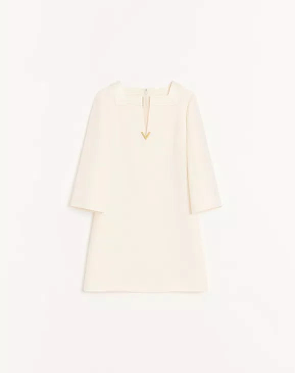 Crepe Couture Short Dress