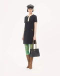 Crepe Couture Short Dress