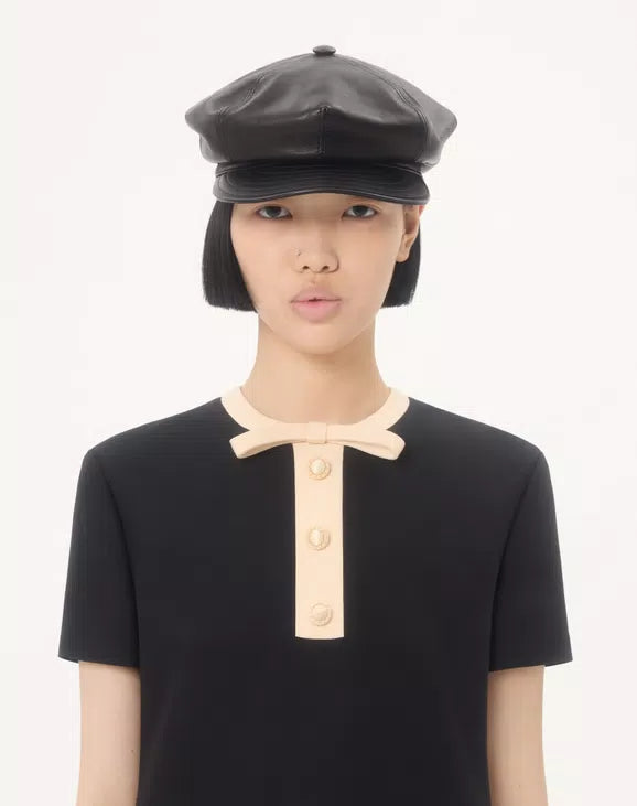 Crepe Couture Short Dress