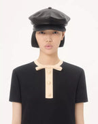 Crepe Couture Short Dress