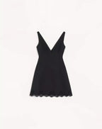 Crepe Couture Short Dress