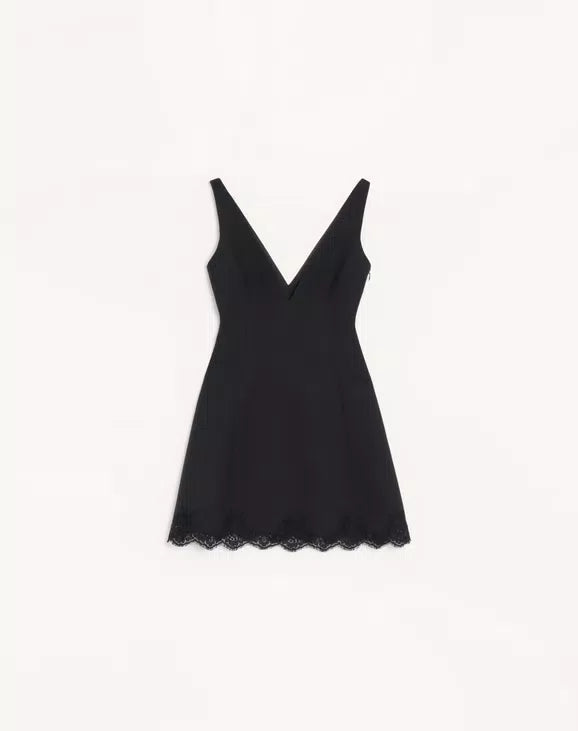 Crepe Couture Short Dress