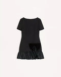 Crepe Couture Short Dress