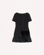 Crepe Couture Short Dress