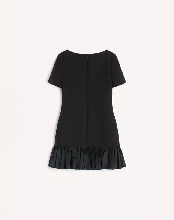 Crepe Couture Short Dress