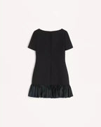 Crepe Couture Short Dress