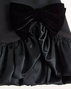 Crepe Couture Short Dress