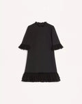Crepe Couture Short Dress