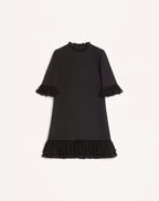 Crepe Couture Short Dress