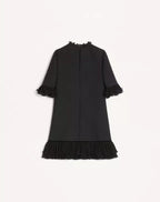 Crepe Couture Short Dress