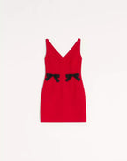 Crepe Couture Short Dress