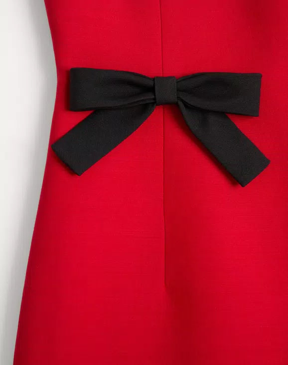 Crepe Couture Short Dress