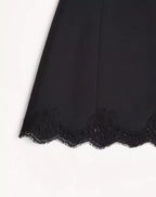 Crepe Couture Short Dress