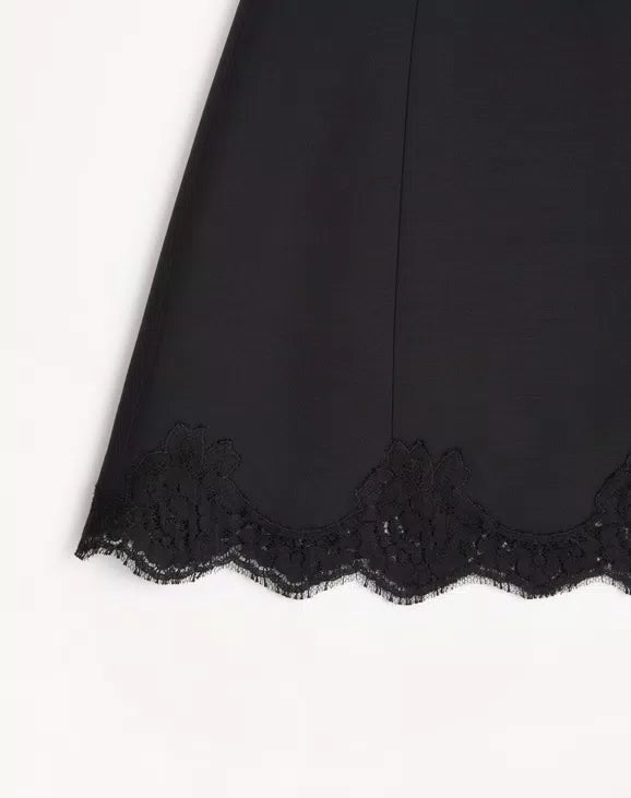 Crepe Couture Short Dress