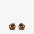 Check Shearling Urchin Clogs RUNWAY DELUXE